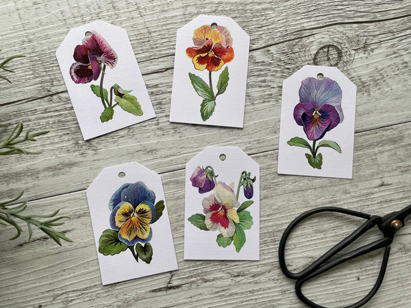 PANSY gift tags