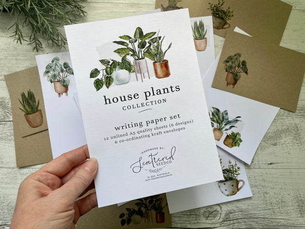 HOUSE PLANTS Collection Writing Paper Set (Non-Personalised)