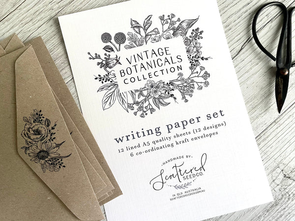 BOTANICALS Writing Paper Set (Non-Personalised)