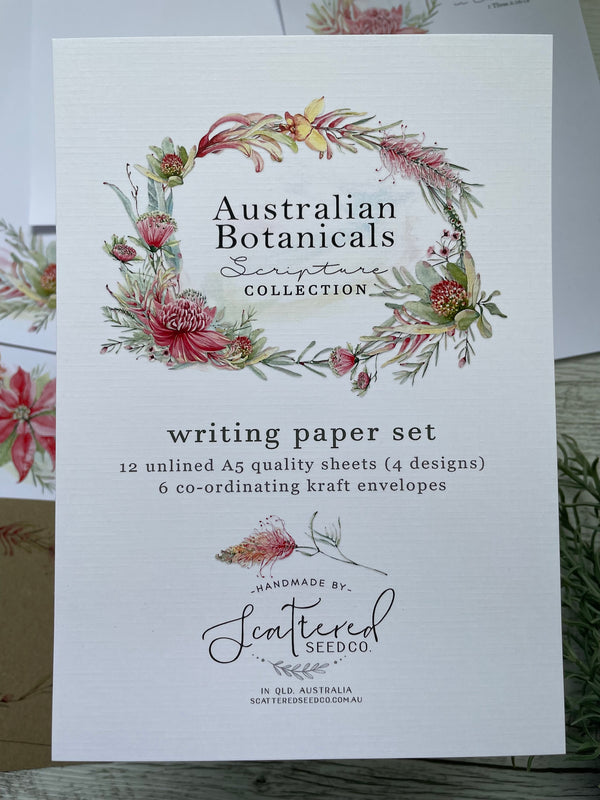 AUSTRALIAN BOTANICAL Writing set