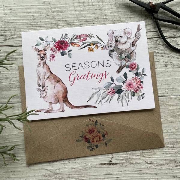 AUSTRALIAN Flora & Fauna Christmas Cards