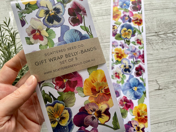 PANSY Gift Wrap Belly-Bands