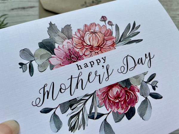 AUSTRALIAN NATIVE BOUQUET Mothers Day Card