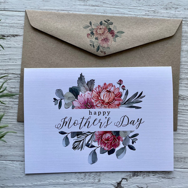 AUSTRALIAN NATIVE BOUQUET Mothers Day Card