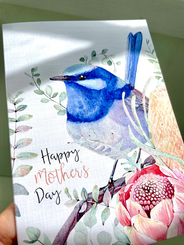 Superb Fairy Wren - Mother’s Day Card