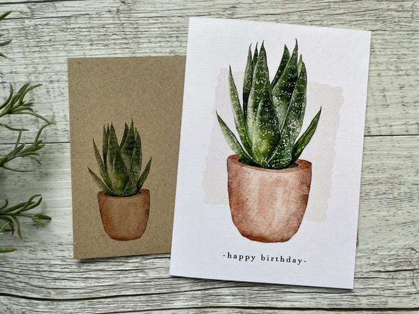 HOUSE PLANTS Collection - Birthday- Thank You - Congratulations - Blank