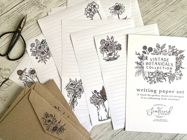 BOTANICALS Writing Paper Set (Non-Personalised)