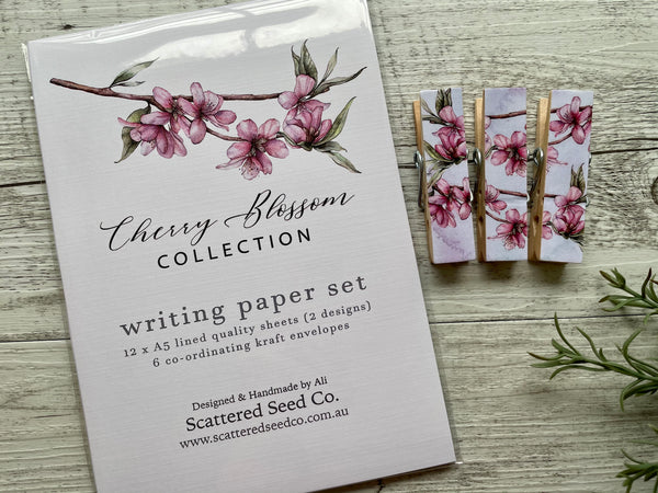 CHERRY BLOSSOMS Writing Paper Set (Non-Personalised)