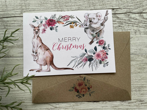 AUSTRALIAN Flora & Fauna Christmas Cards