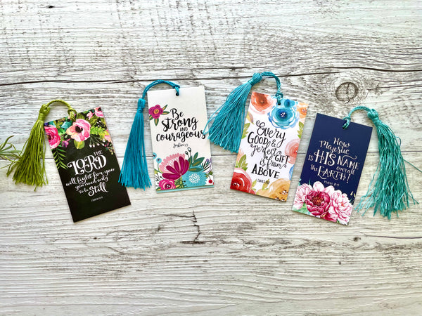 Magnetic Christian Bookmarks set of 4