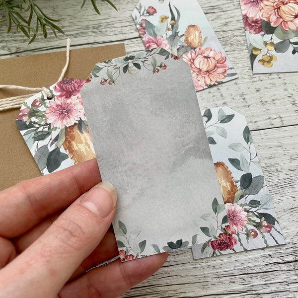 New! AUSTRALIAN NATIVE BOUQUET Gift tags
