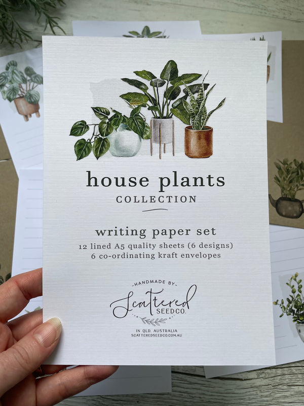 HOUSE PLANTS Collection Writing Paper Set (Non-Personalised)