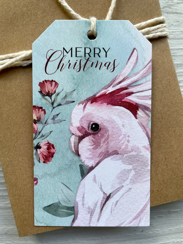 AUSTRALIAN BIRDS CHRISTMAS gift tags - New bigger size!
