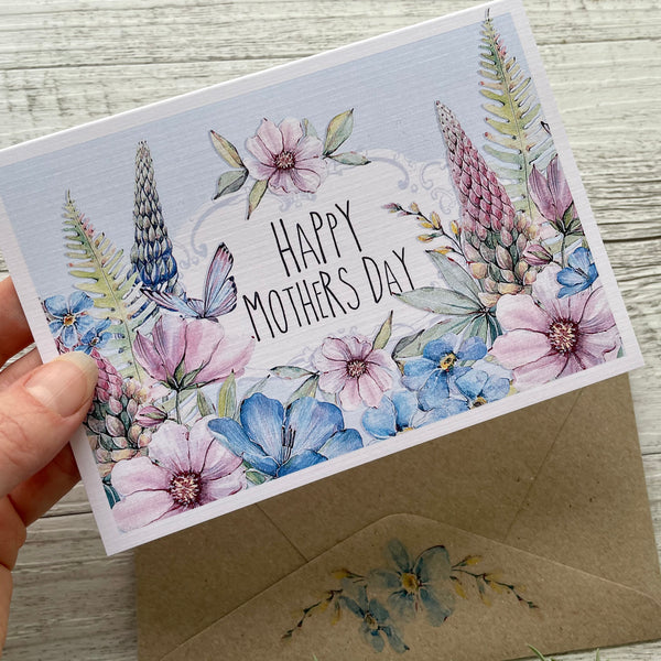 SPRING GARDEN Mothers Day Card