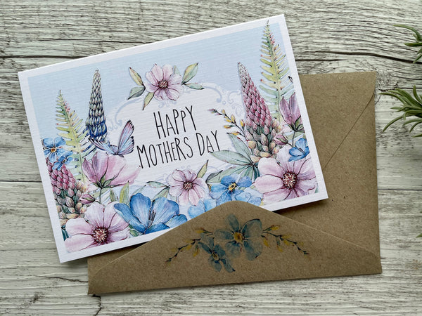 SPRING GARDEN Mothers Day Card