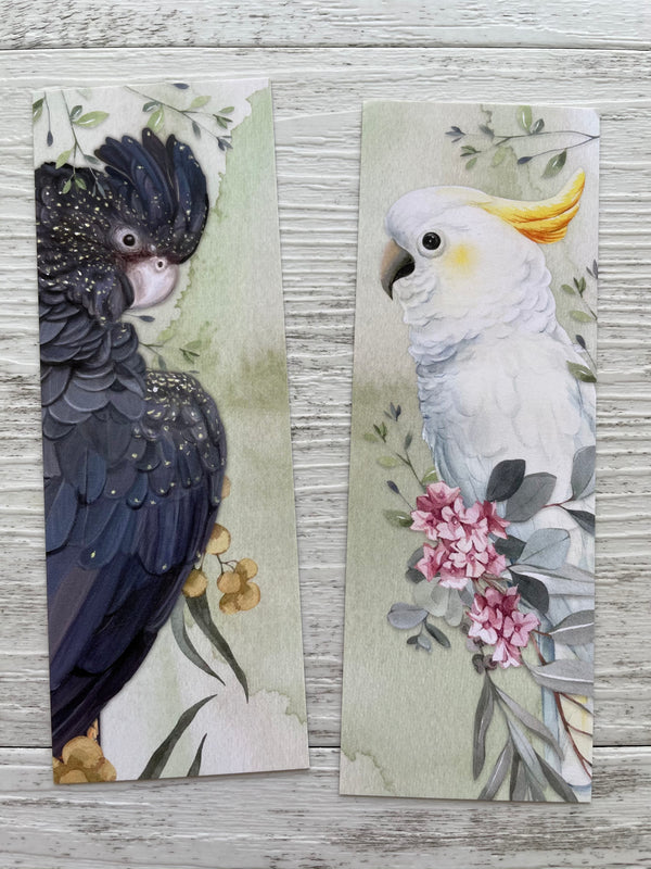 Australian Bird Bookmarks set of 2